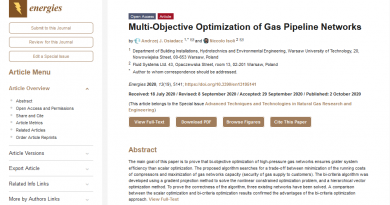 Multi-Objective Optimization of Gas Pipeline Networks