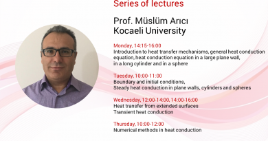 Lectures of Prof. Arici, “Heat conduction”