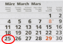 One hour off on March 25, 2024