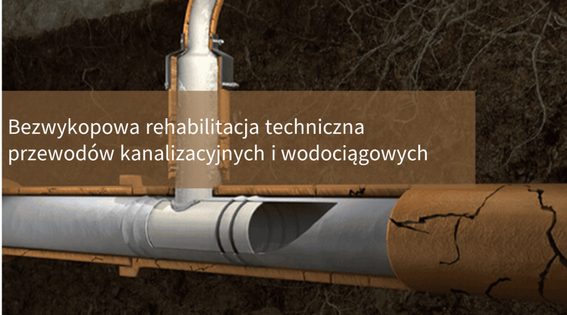 Bezwykopowa rehabilitacja techniczna przewodów kanalizacyjnych i wodociągowych