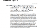 Using machine learning for the assessment of ecological status of unmonitored waters in Poland