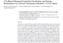 CO2-Based Demand-Controlled Ventilation and Energy Performance in a School Classroom in Kraków: A Case Study